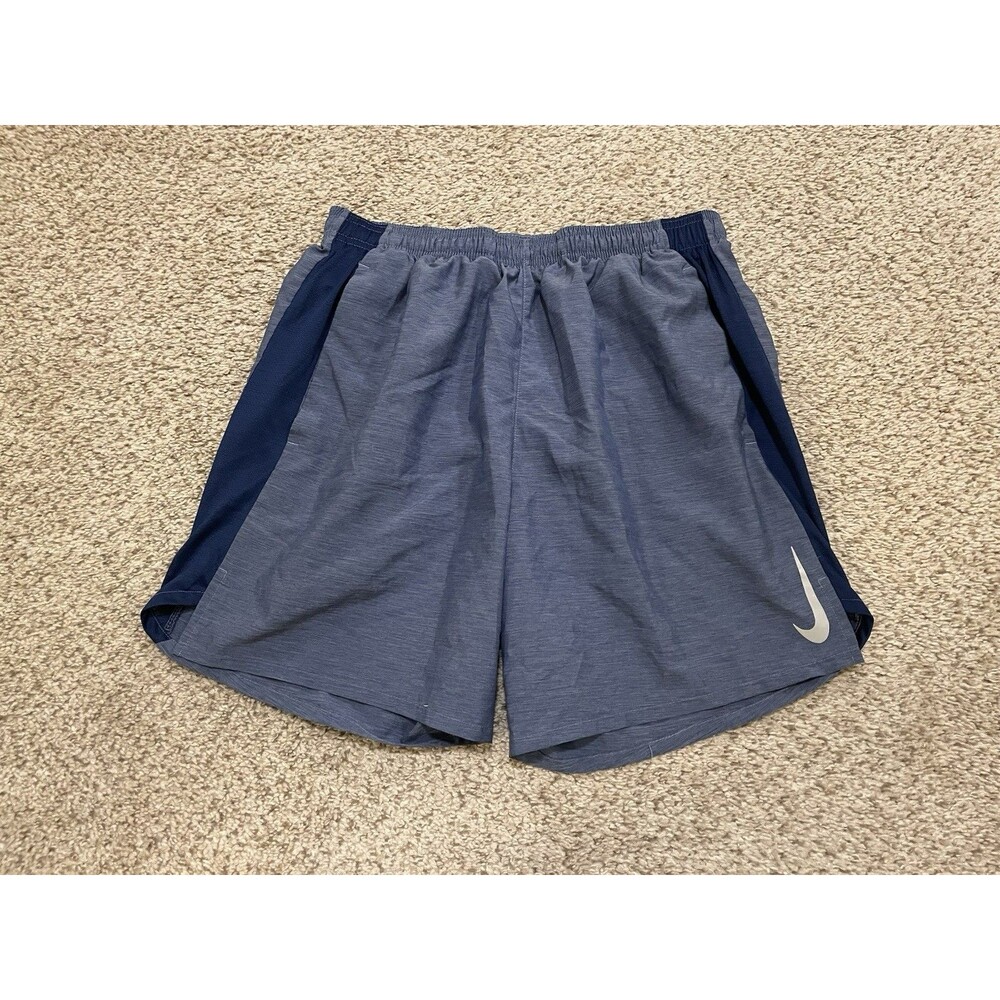 Nike Dri-Fit Athletic Shorts Women's Gray/Blue Size Mediium